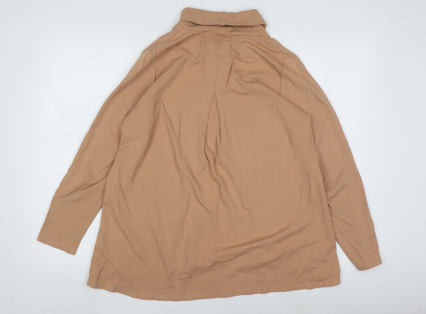 Masai Women's Beige Roll Neck Top Size M