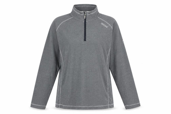 Regatta Women's Grey Henley Sweatshirt Size 14