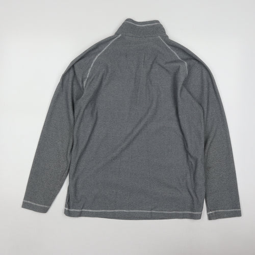 Regatta Women's Grey Henley Sweatshirt Size 14