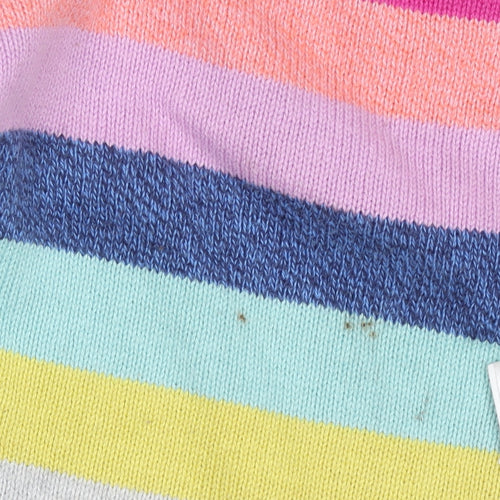 Gap Girls Multicoloured Striped Knit Dress 6-7 Years