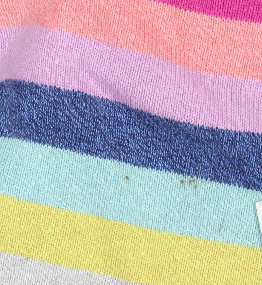 Gap Girls Multicoloured Striped Knit Dress 6-7 Years