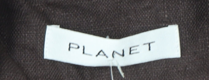Planet Women's Brown Linen Blazer Size 18