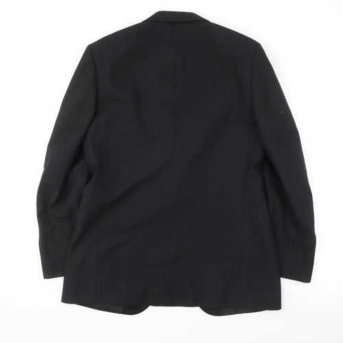St Michael Men's Black Tuxedo Blazer - 40R, Formal, Stylish