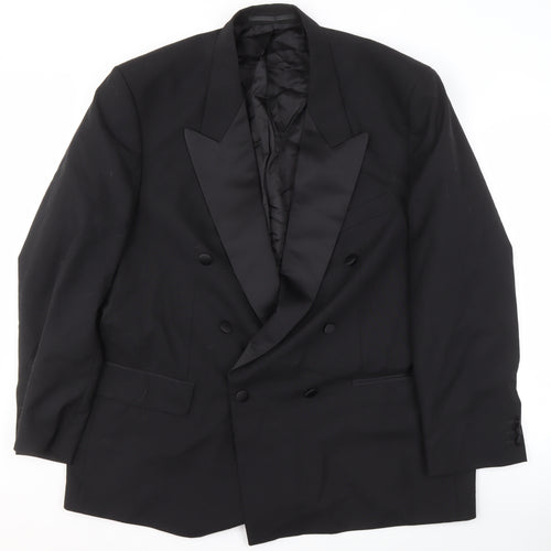 House of Fraser Men's Black Tuxedo Blazer, Size 46R