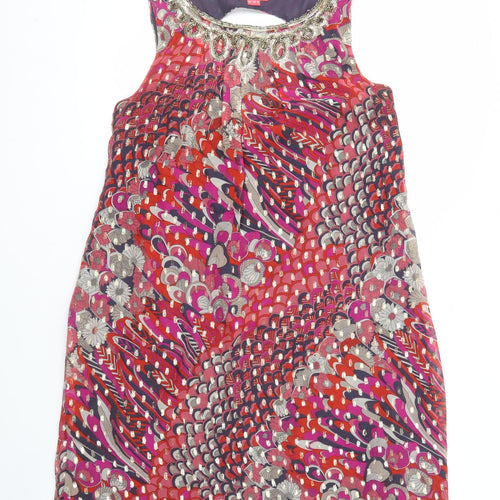 Monsoon Women's Multicolour Shift Dress Size 14
