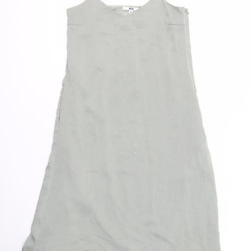 Uniqlo Grey Slip Dress Women XS Sleeveless