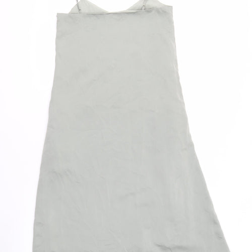 Uniqlo Grey Slip Dress Women XS Sleeveless
