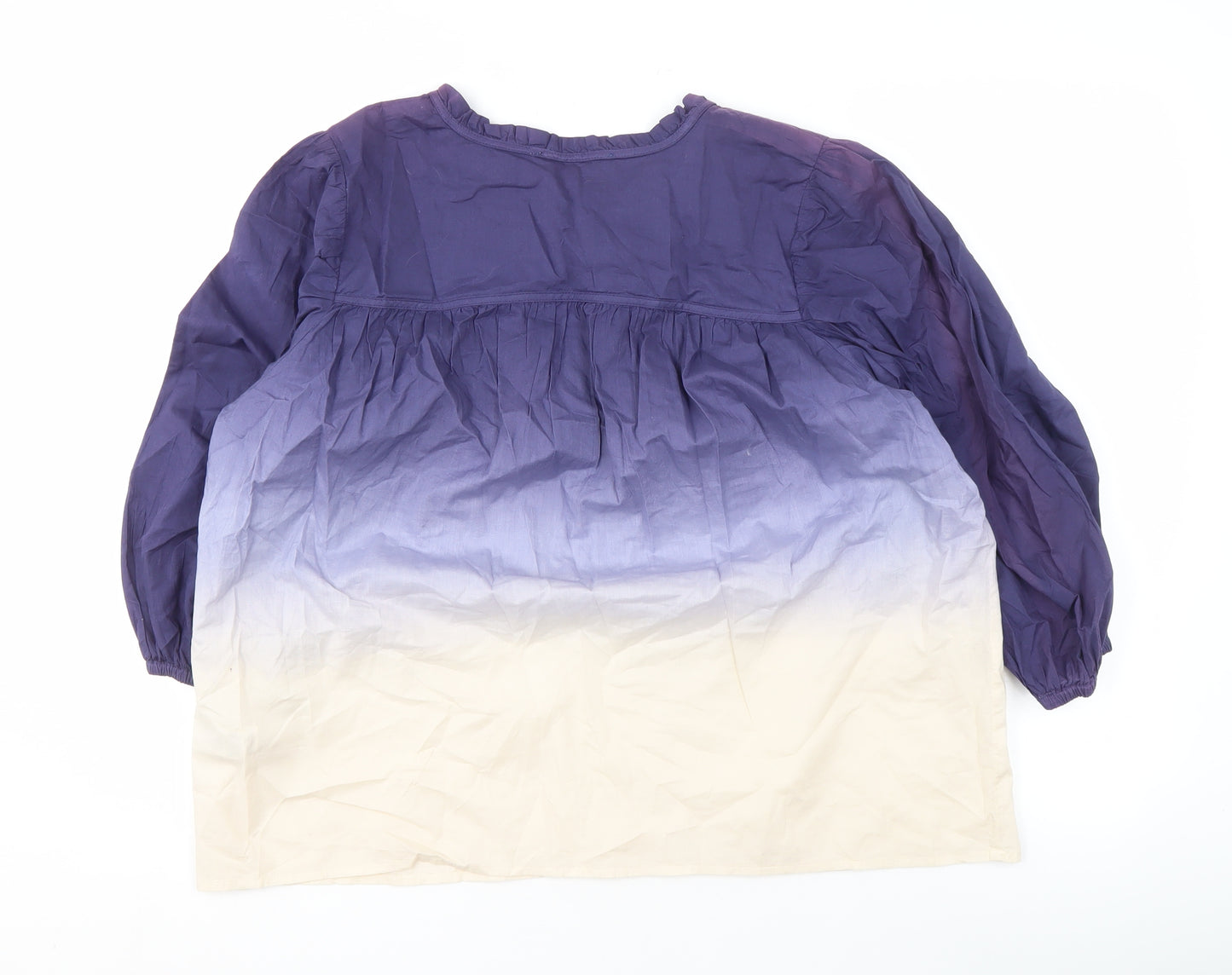 Per Una Women's Purple Tunic Blouse Size 14