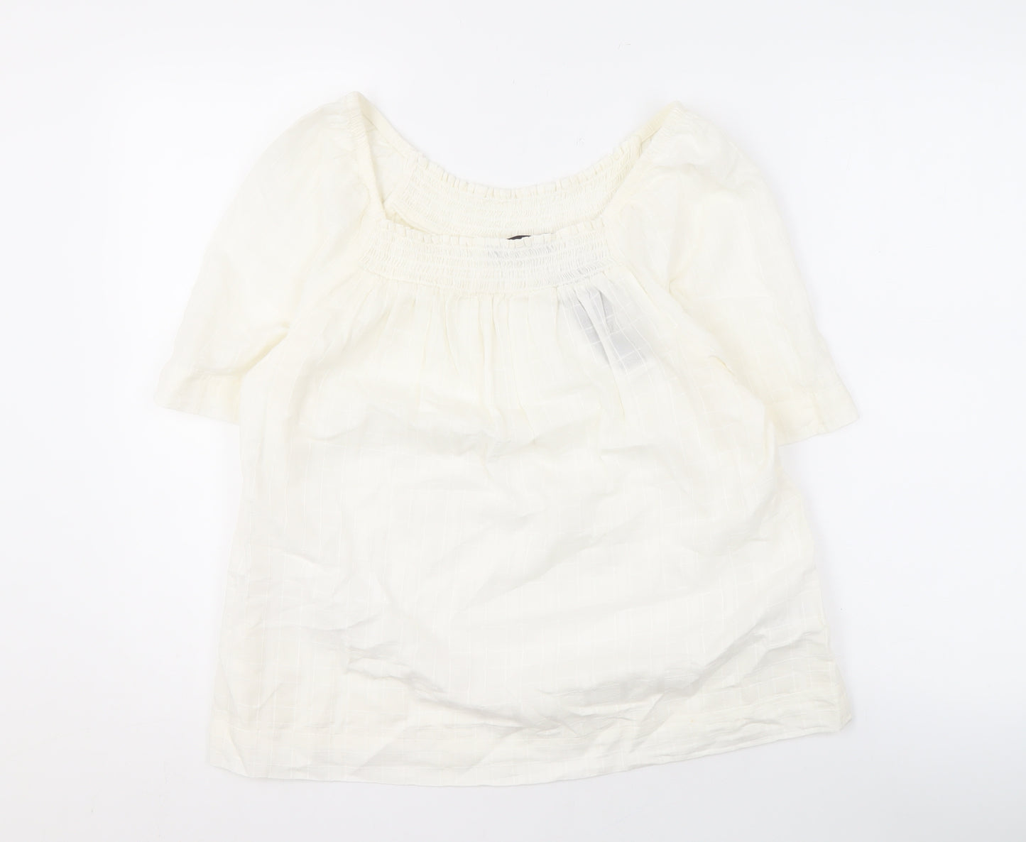 Marks and Spencer Women's Ivory Basic Top Size 14