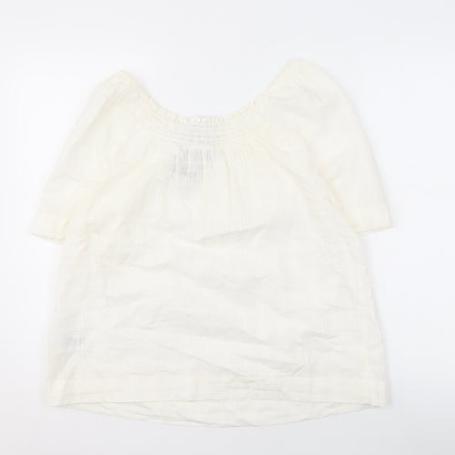 Marks and Spencer Women's Ivory Basic Top Size 14