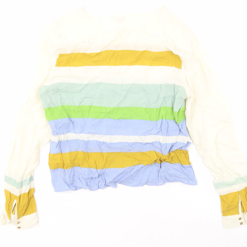 Whistles Women's Multicoloured Silk Blouse, UK 12