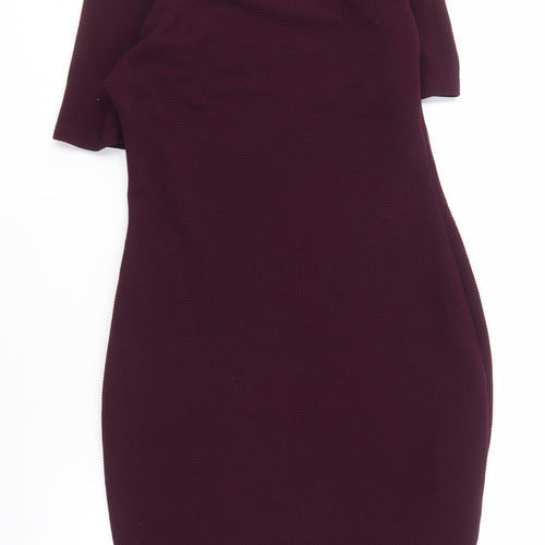 Dorothy Perkins Purple Pencil Dress Size 8