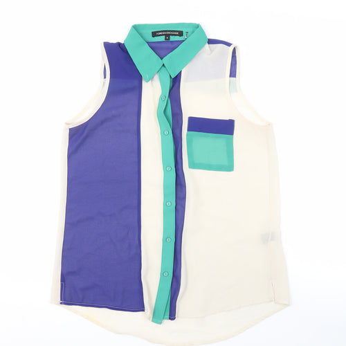 Foreign Exchange Women's Colourblock Sleeveless Blouse - S