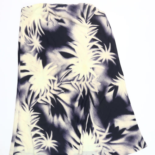 Chianti Women's Black Floral Midi Skirt Size 18