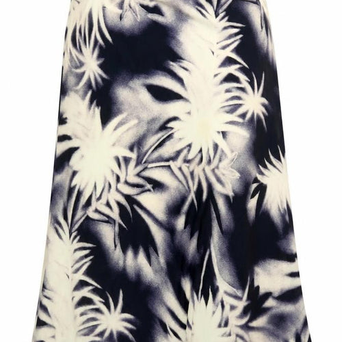 Chianti Women's Black Floral Midi Skirt Size 18