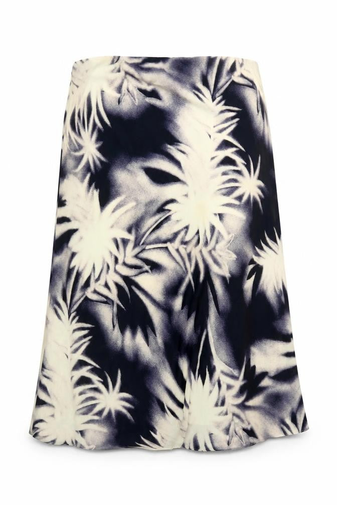 Chianti Women's Black Floral Midi Skirt Size 18