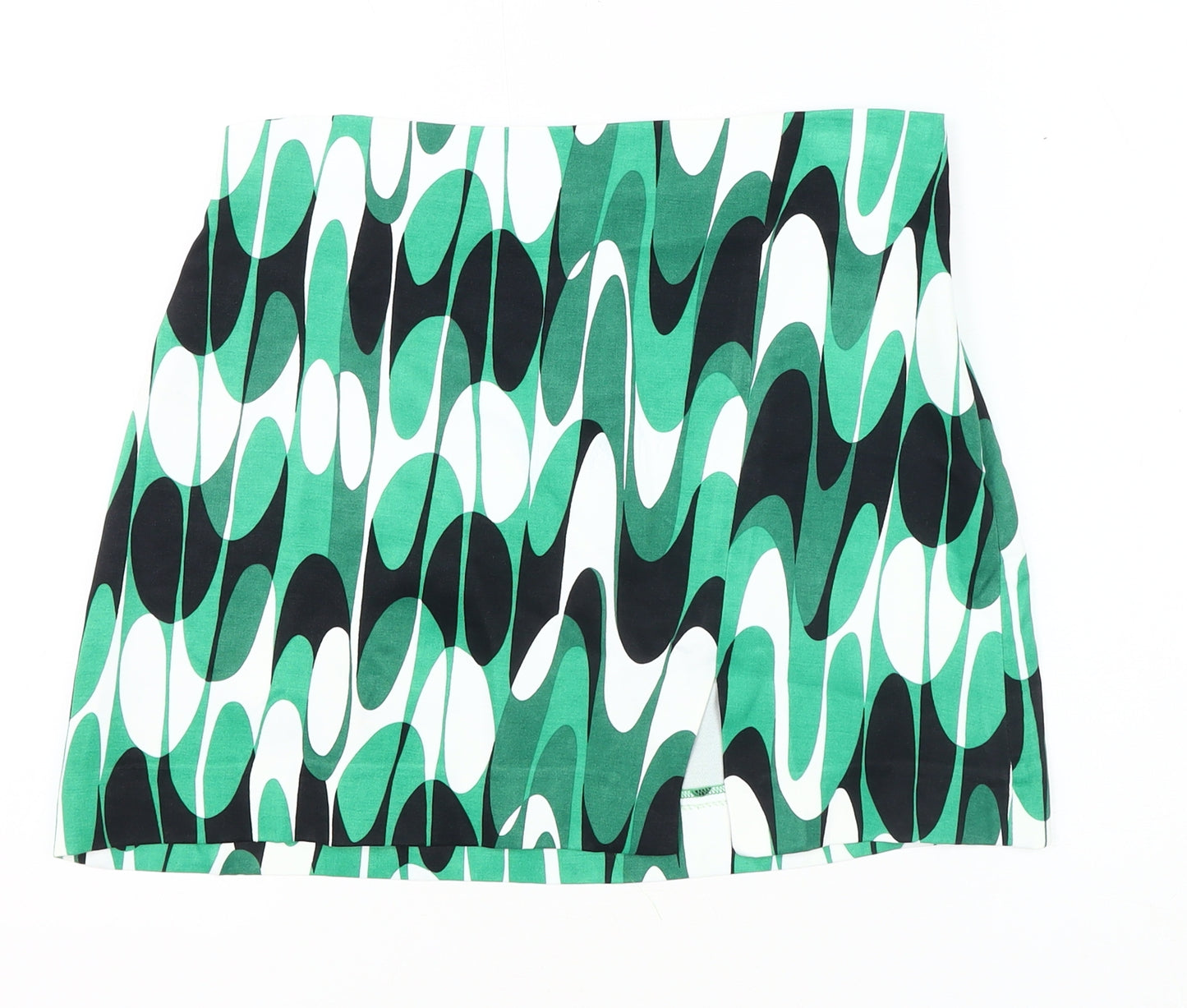 Zara Women's Multicoloured Geometric Skirt Size 12