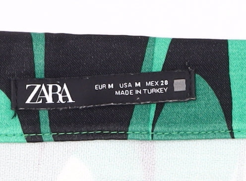 Zara Women's Multicoloured Geometric Skirt Size 12