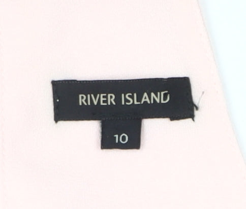 River Island Women's Pink Camisole Tank Top, Size 10