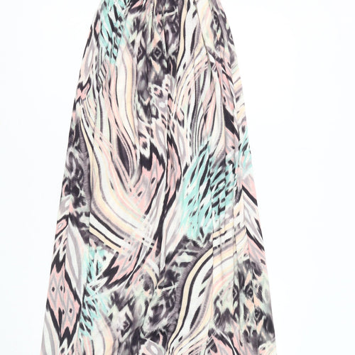 Miss Selfridge Petite Multicoloured Dress, Size 8, Animal Print