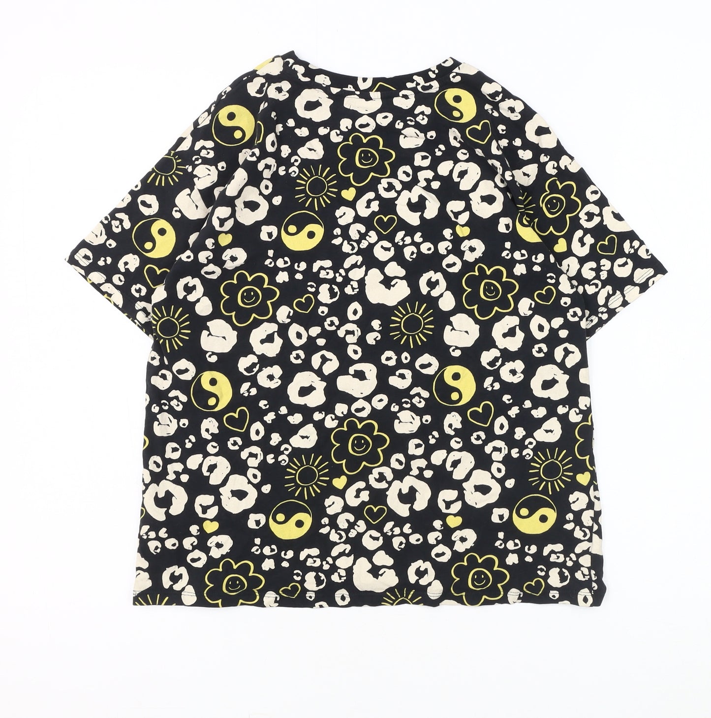Next Girls Black Animal Print T-Shirt, 11 Years