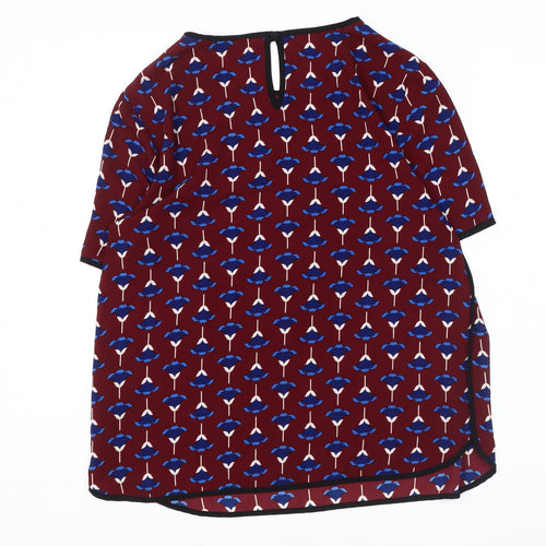 Dorothy Perkins Women's Floral Blouse, Size 12, Multicoloured