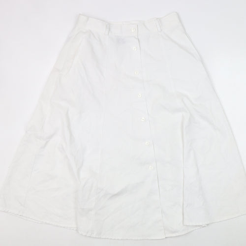 Your Sixth Sense Women's White Button Skirt Size 16