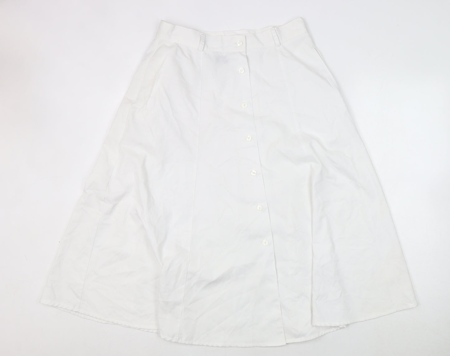 Your Sixth Sense Women's White Button Skirt Size 16