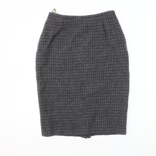 Ramsay Women's Grey Check Pencil Skirt Size 12