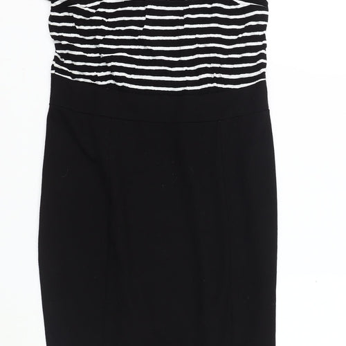 Dorothy Perkins Women's Black Striped Dress, Size 12
