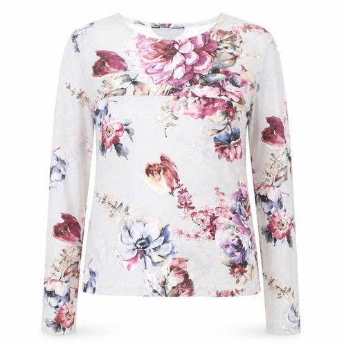 New Look Women's Floral Multicoloured Long Sleeve T-Shirt