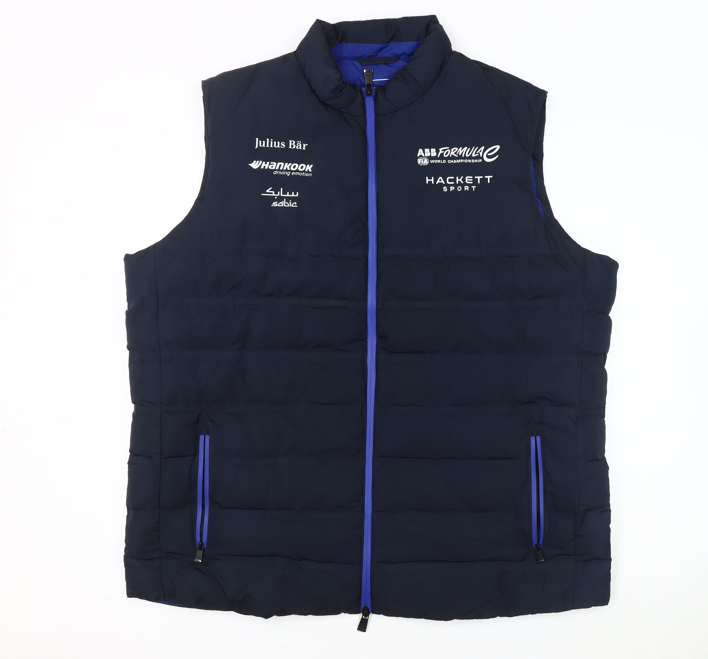 Hackett Sport Blue Men's 2XL Puffer Waistcoat