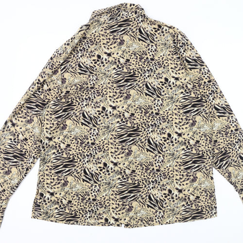 Claudia Richard Women's Multicoloured Animal Print Blouse L