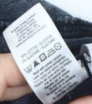 Dorothy Perkins Women's Black Jeans Size 12 Short