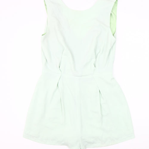 Topshop Tall Women's Green Playsuit - Size 14, Casual Wear