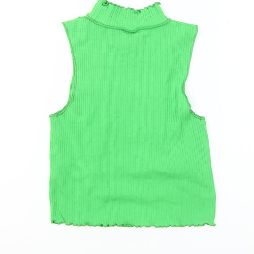 Urban Outfitters Women's Green Mock Neck Tank, Size 8 Plus