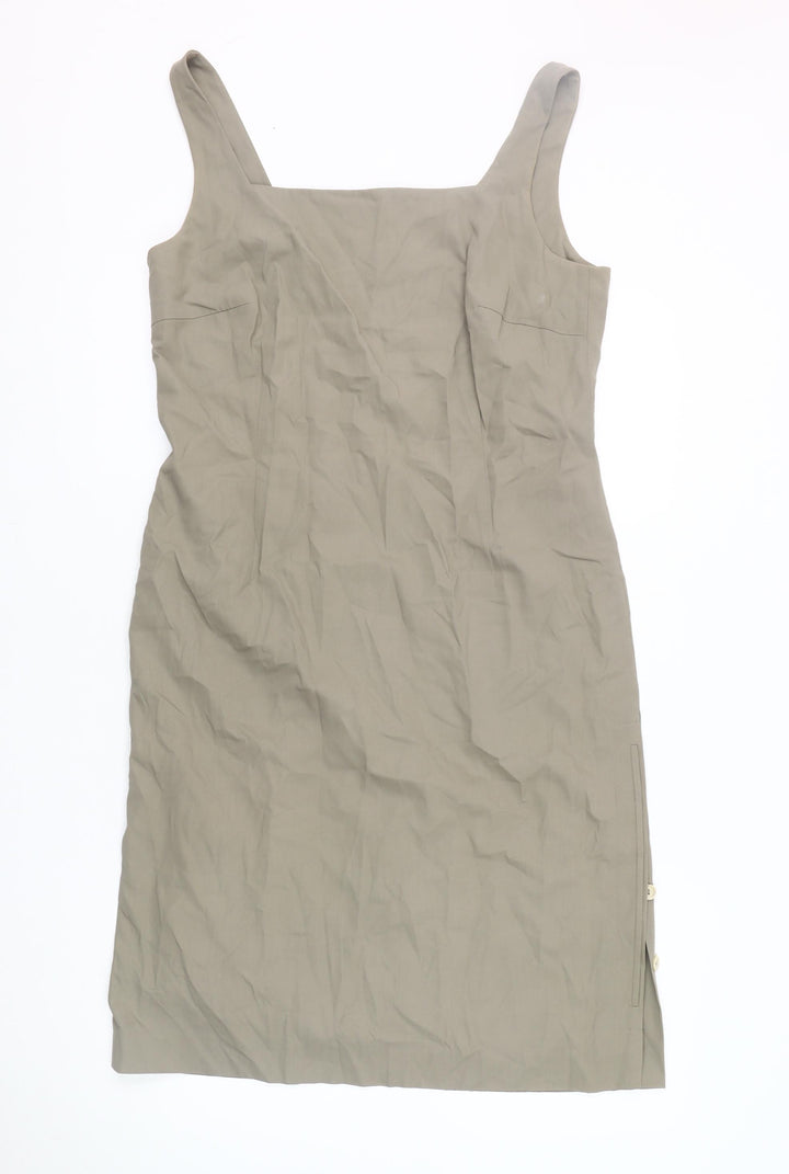 Laurel Women Beige Sleeveless Slip Dress Size 12
