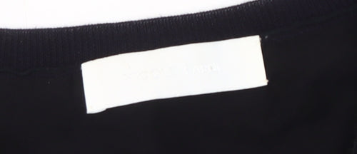 Nicole Farhi Black Blouse, Size L, Long Sleeve