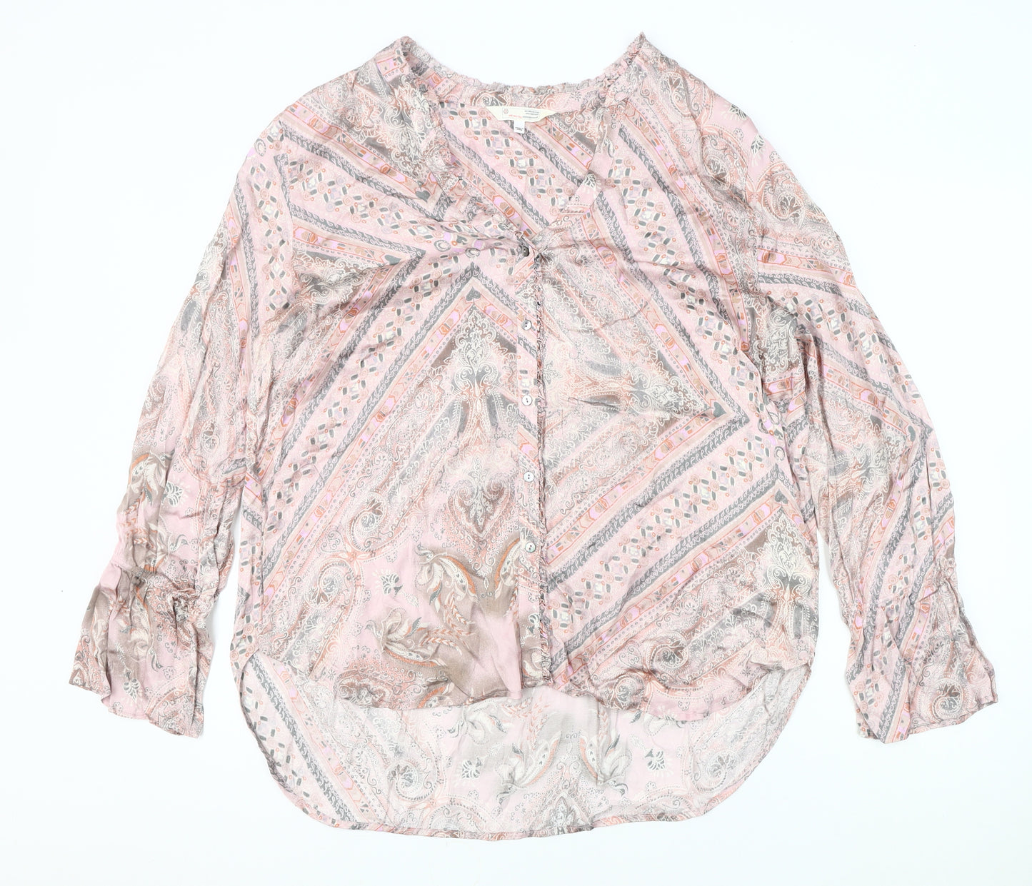 Odd Molly Women's Pink Paisley Blouse