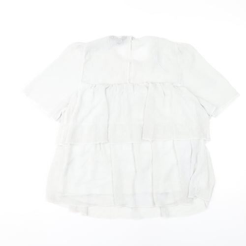 Dorothy Perkins Women's White Blouse Size 12 Casual Wear