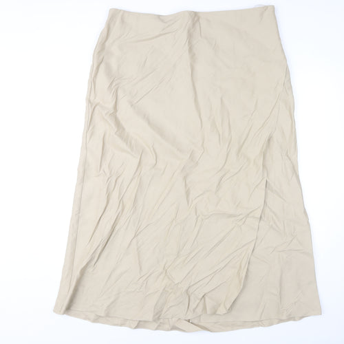 Marks and Spencer Women's Beige Long Skirt Size 20