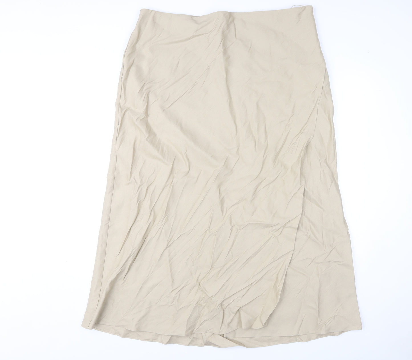 Marks and Spencer Women's Beige Long Skirt Size 20