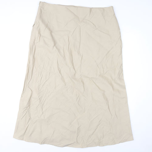 Marks and Spencer Women's Beige Long Skirt Size 20