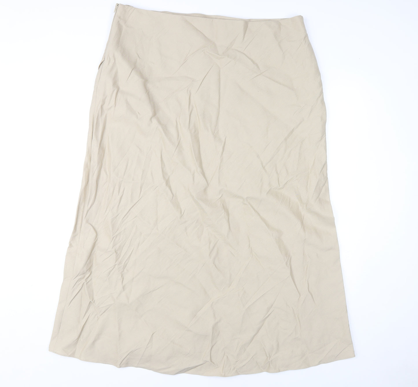 Marks and Spencer Women's Beige Long Skirt Size 20