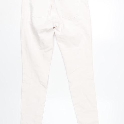 Next Women's White Skinny Jeans Size 12 Slim Fit