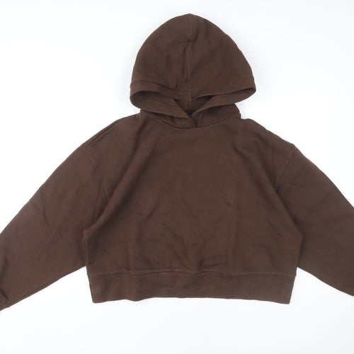 Zara Women’s Brown Pullover Hoodie Size 12
