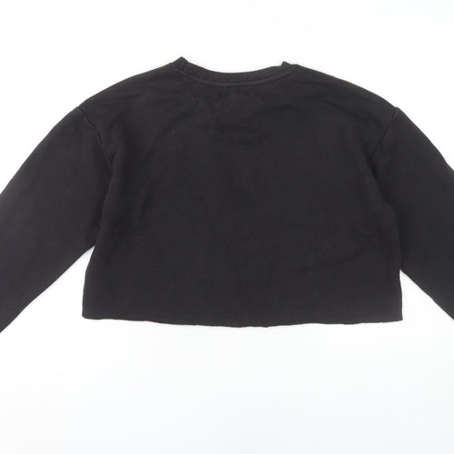 Forever 21 Women's Black Pullover Sweatshirt M