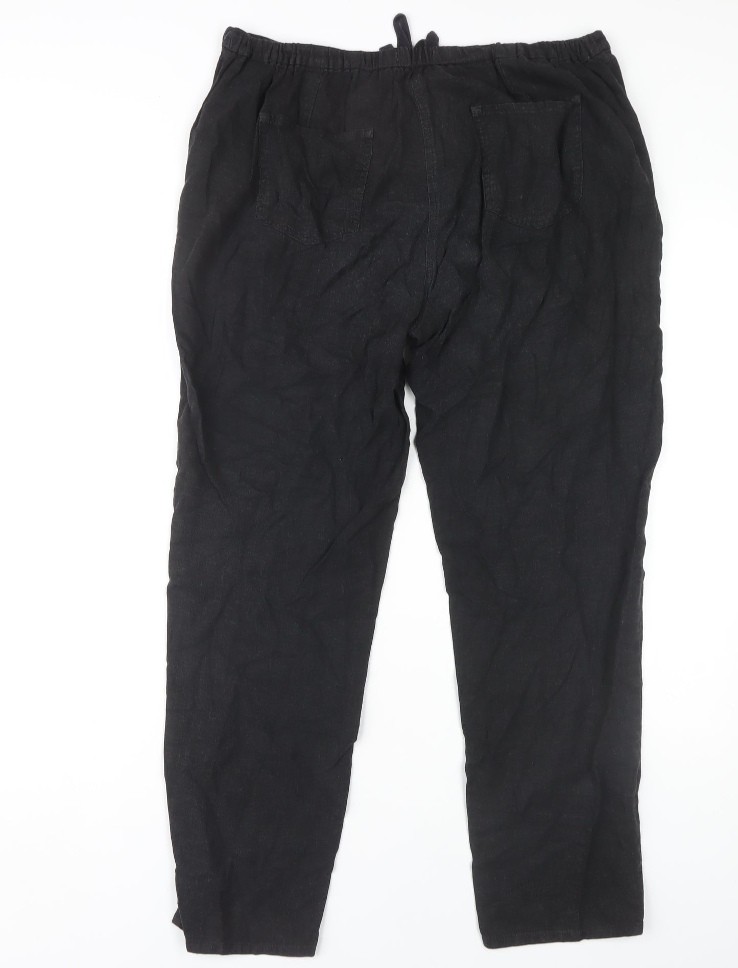 Marks and Spencer Women's Black Trousers Size 14