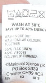 Marks and Spencer Women's Black Trousers Size 14