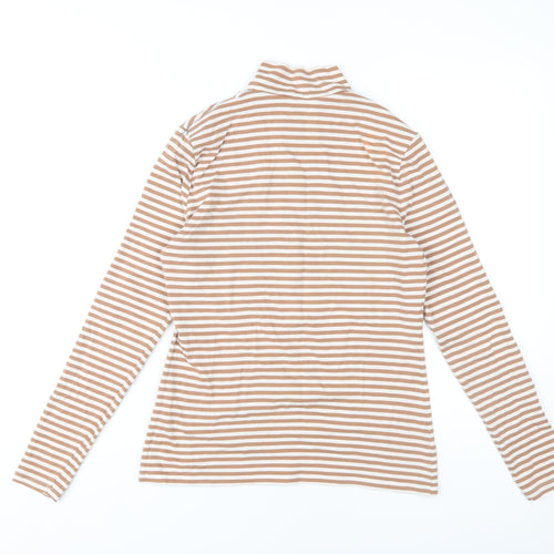 Marks and Spencer Women's Multicoloured Roll Neck Top, Size 12